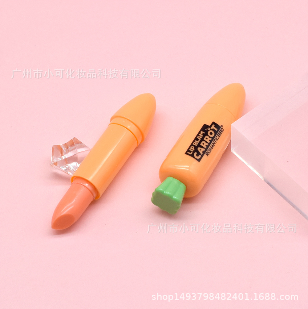 2,024 units for export [ROMANTIC BIRD] R4707 Carrot Colorless Moisturizing LIPBALM details Picture