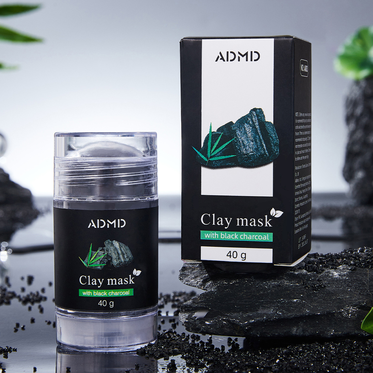 The cross-border bestseller ADMD bamboo charcoal mud mask stick is a cleansing and oil-control mask stick that can absorb and shrink pores full figure