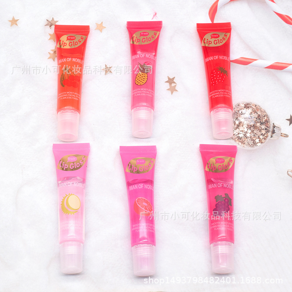 Only export [IMAN OF NOBLE] L468 Fruit-Flavored Transparent Moisturizing Lip Oil lipoil Item Picture