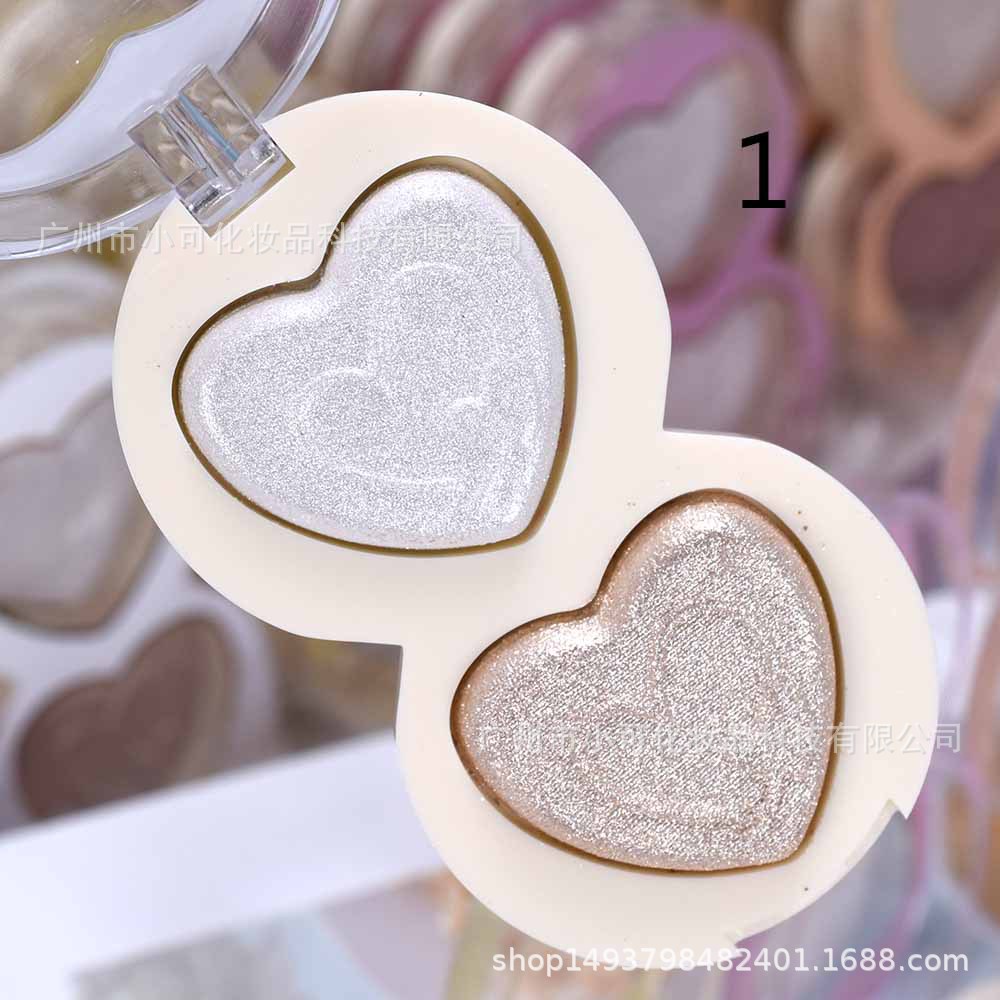 ROMANTIC BIRD Two-color Baking Powder High-gloss Brightening Powder F670A New Cross-border Export highlight Specification drawing