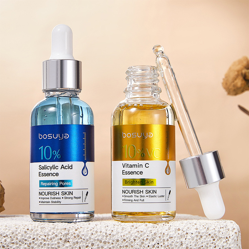 Cross-border exclusive supply of BOSUYA salicylic acid Essence, Hyaluronic Acid VC Essence, Tk Best-selling Facial Essence Cream wholesale full figure
