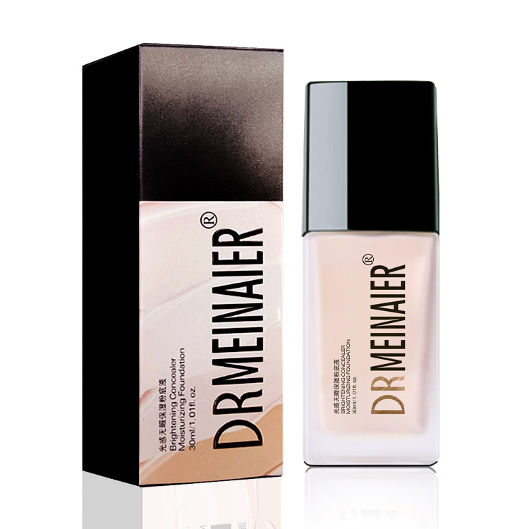 Cross-border DRMEINAIER Light-sensing Flawless Moisturizing Foundation for brightening, concealing, lightening and rejuvenating, a bestseller with one-piece consignment full figure
