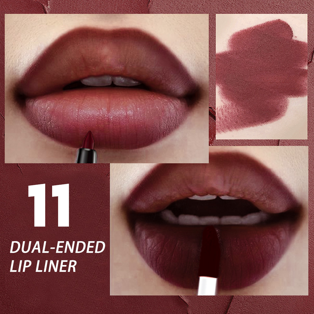 Cross-border exclusive QICIY matte lip gloss set, matte pearlescent non-stick cup lip gloss, a best-selling lip gloss from Europe and America Specification drawing