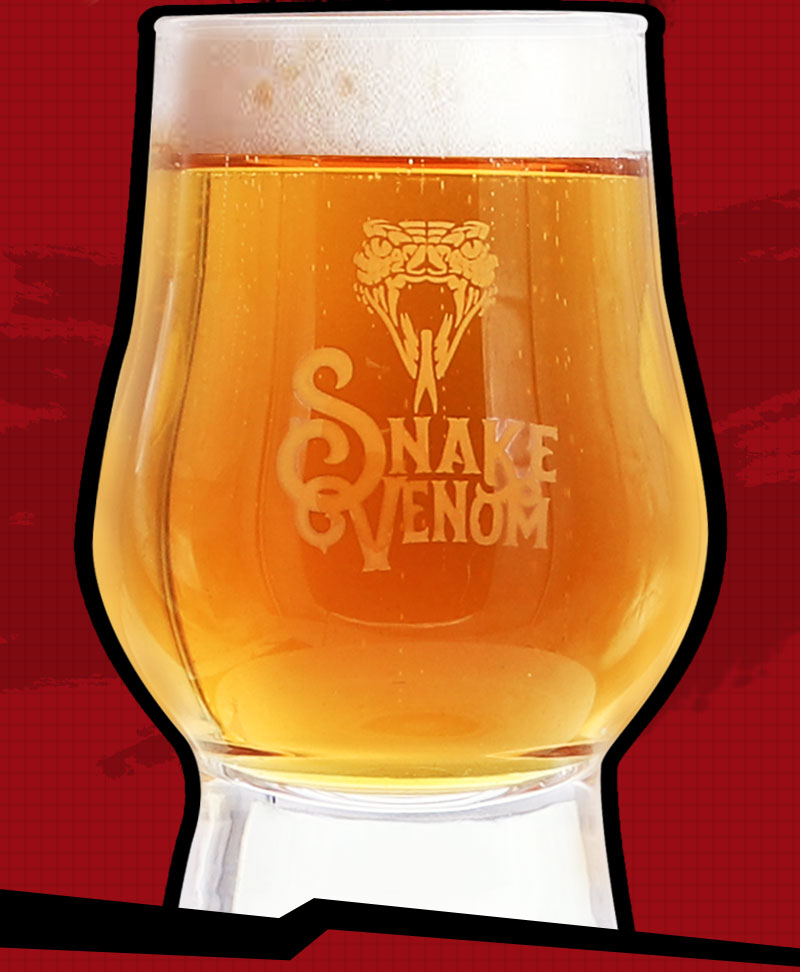 Free shipping! British imported snake venom Single Bottle Craft Beer 67.5%vol Gift Box Set - Lighter, wine glass pic 4