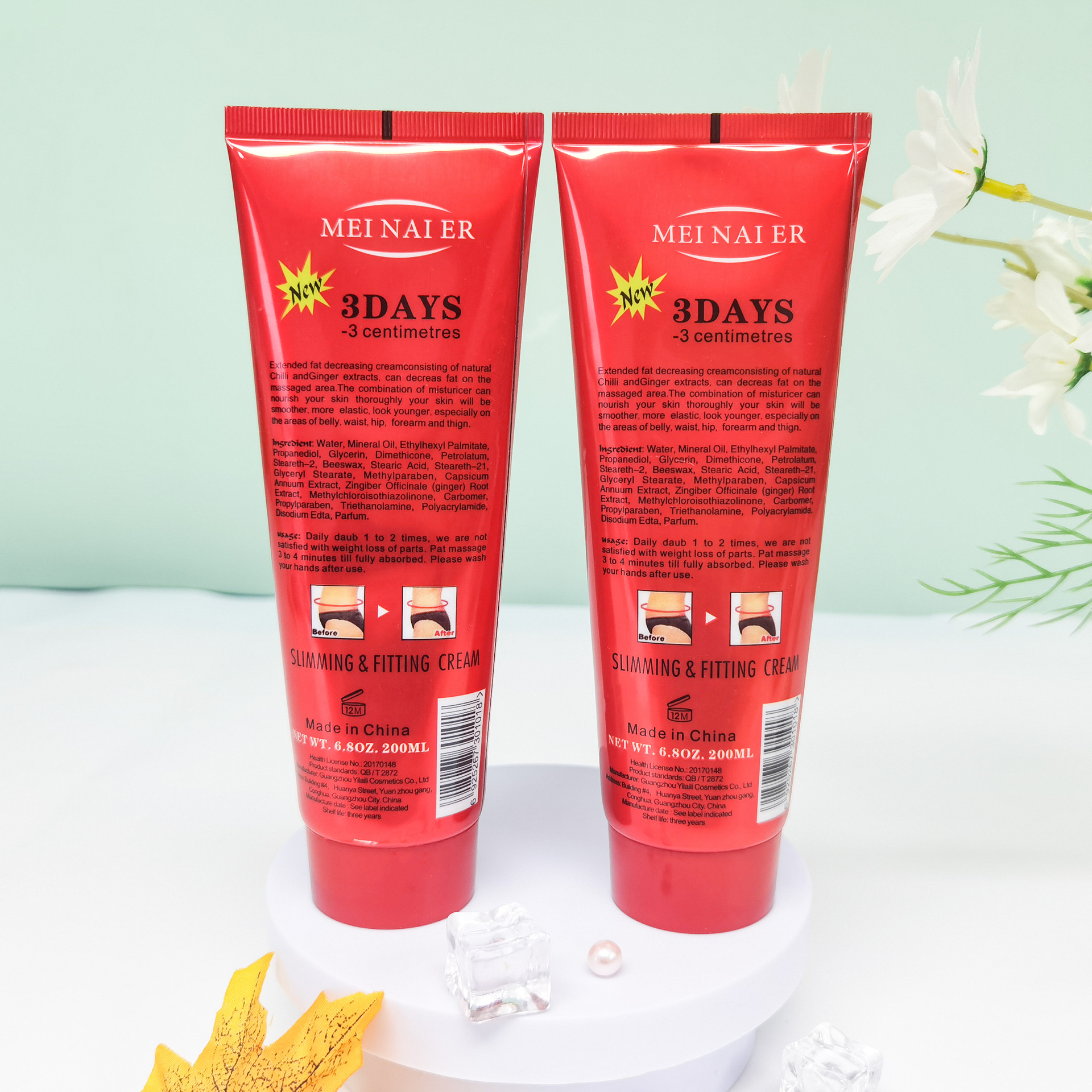 Cross-border red chili firming Cream, old Ginger Heating Massage Gel, Firming Body Care Cream, wholesale for foreign trade details Picture
