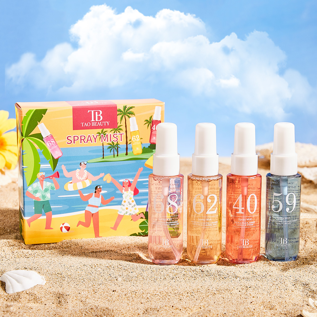 Cross-border exclusive Tao Beauty Digital Perfume Set, Alcohol-free Brazilian Body and Hair Long-lasting Fragrance details Picture