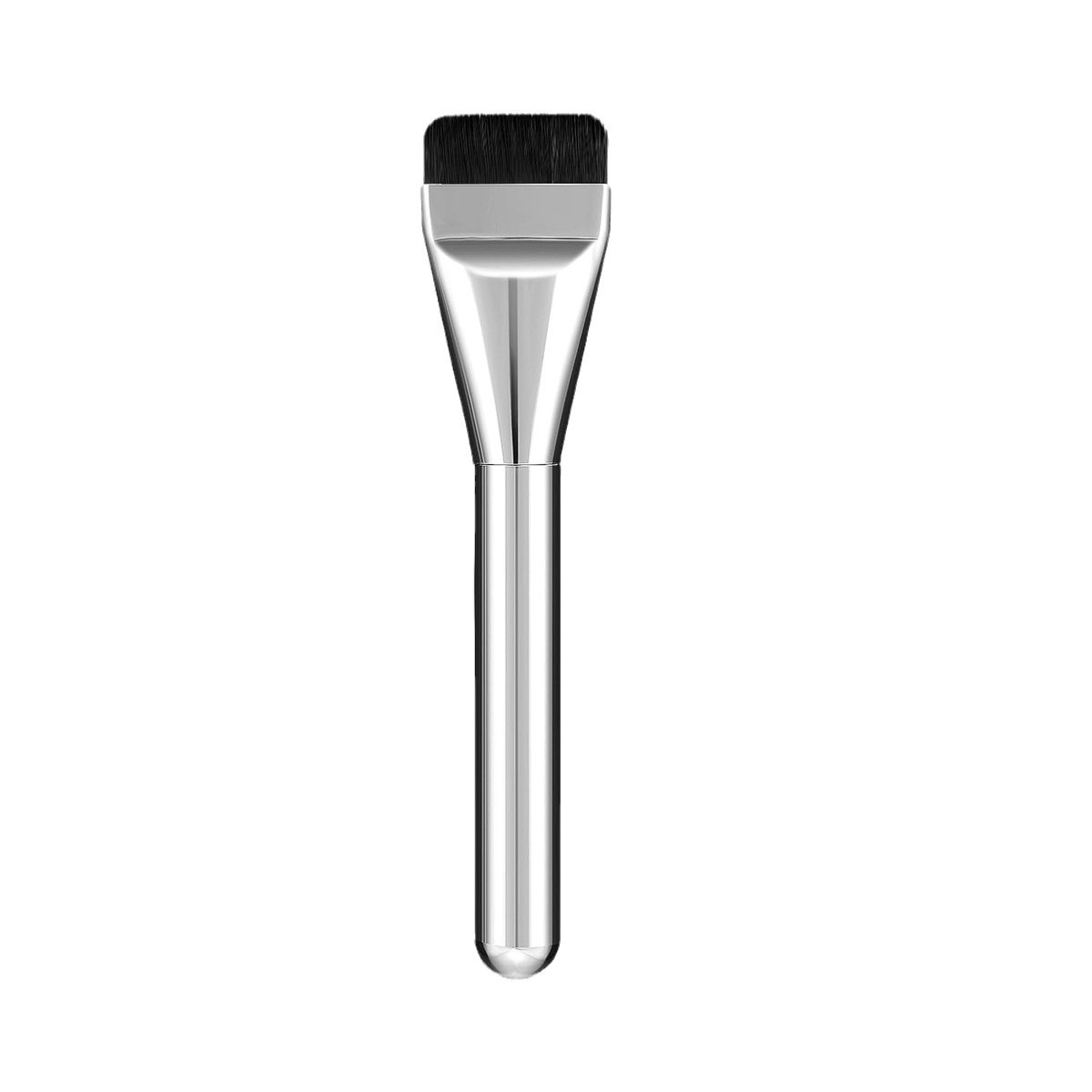 New silver ultra-thin foundation brush, non-powder, flat head, seamless base makeup mask brush, special for concealer, in large stock Item Picture