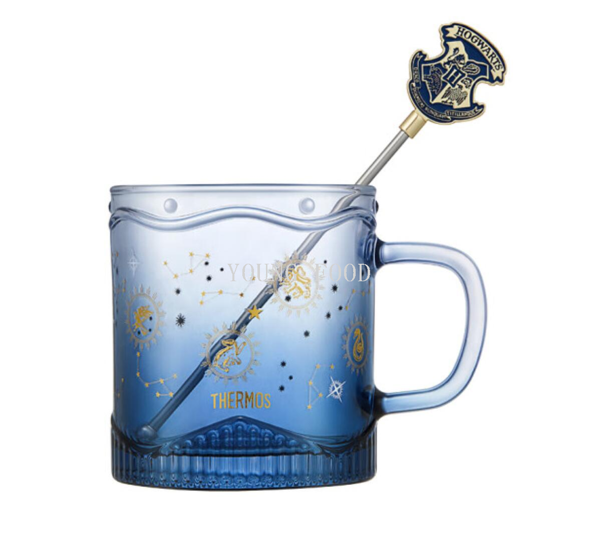 包邮膳魔师X哈利·波特钢化工艺钠钙玻璃马克杯490ml 时尚水杯茶杯详情4