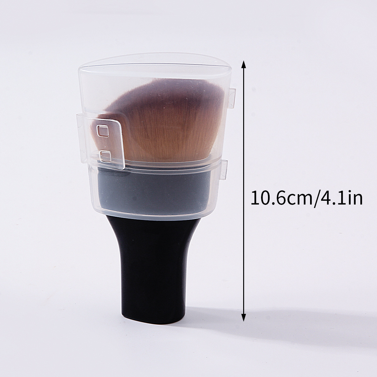 3D creative arc-shaped foundation brush, soft and powder-free makeup brush, loose powder blush brush, beginner's beauty tools wholesale Application Scenario