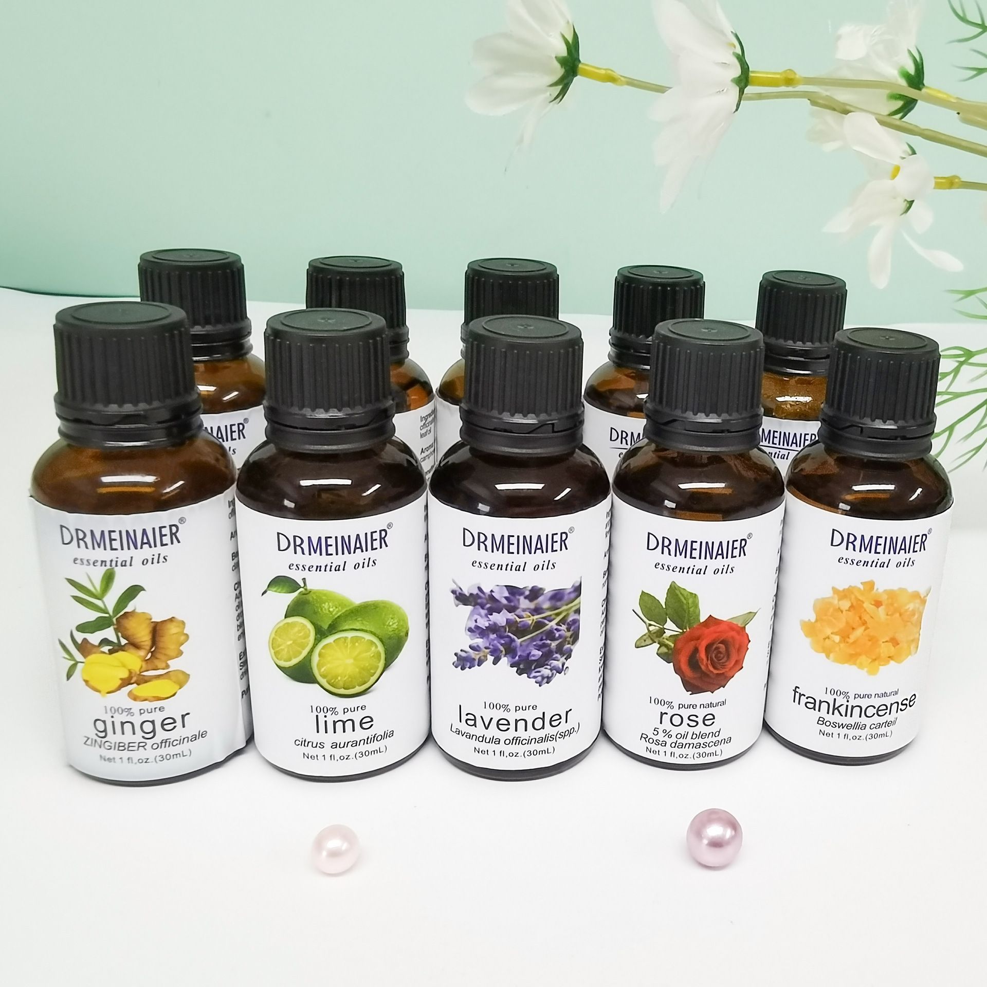 Cross-border Lost Fragrance Essential Oil 30ml Body and Face Aromatic Moisturizing SPA Skin Care Mint Massage Oil Export Wholesale details Picture