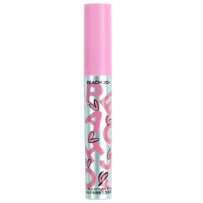 PEACH JO+ Sweetheart Girl Pure Wild Styling Eyebrow Dye, Small Powder Cap Small Comb Eyebrow Dye, Light Eyebrow Anti-smudging Item Picture