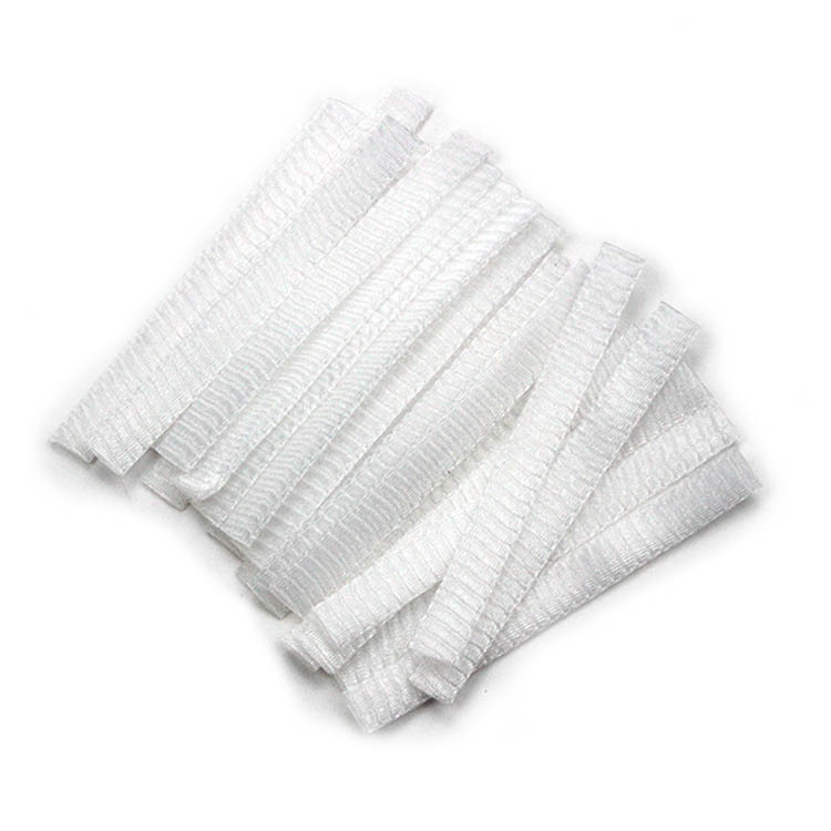 10 cm white mesh makeup brush protective case, brush head cover, mesh brush protective net, beauty tools wholesale Specification drawing
