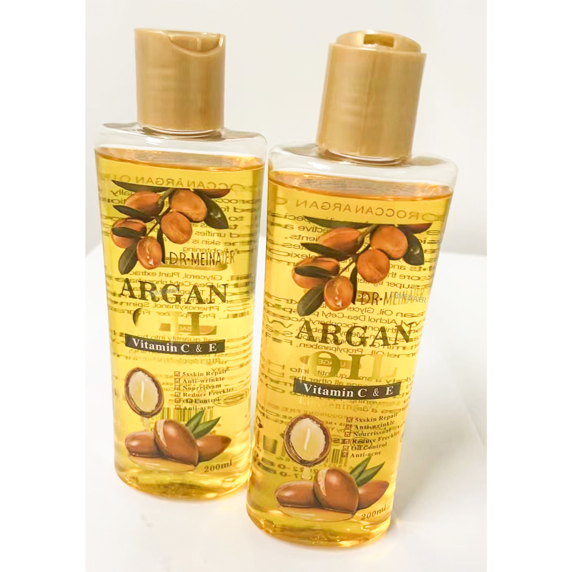 Cross-border Moroccan Argin Facial and Body Moisturizing Skin Care Massage Oil Softening Hair Care Plant Oil Batch 200ml Application Scenario