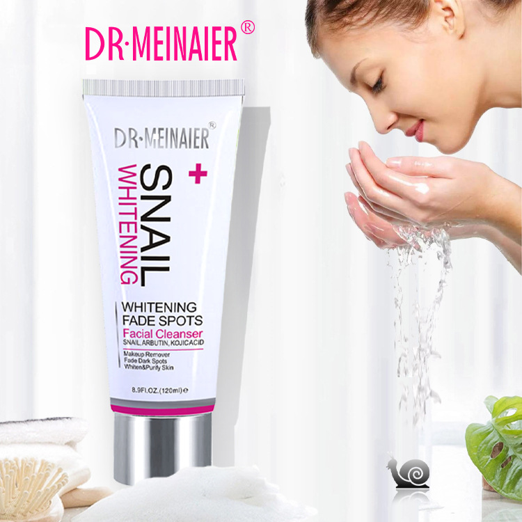 Cross-border SNAILCleanser Snail Repairing Facial Cleanser Moisturizing and Oil-Controlling Kojic Acid Brightening Facial Cleanser export full figure
