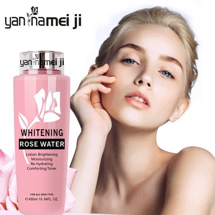 Cross-border exclusive supply of hydrating and moisturizing rose powder water, pore shrinking, oil control, repair, dryness and moisturizing water, wholesale for export full figure