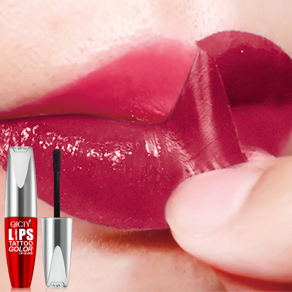 Cross-border exclusive QICIY+ 4-color peel-off lip gloss, long-lasting waterproof, non-stick cup, peel-off and color-retaining lip gloss lipstick, long-lasting makeup Application Scenario