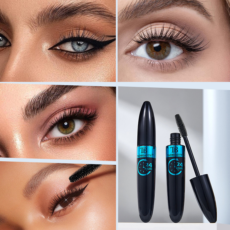 Cross-border exclusive Tao Beauty mascara, waterproof, non-smudge, long, thick, curly eyelash base cream, shaping full figure