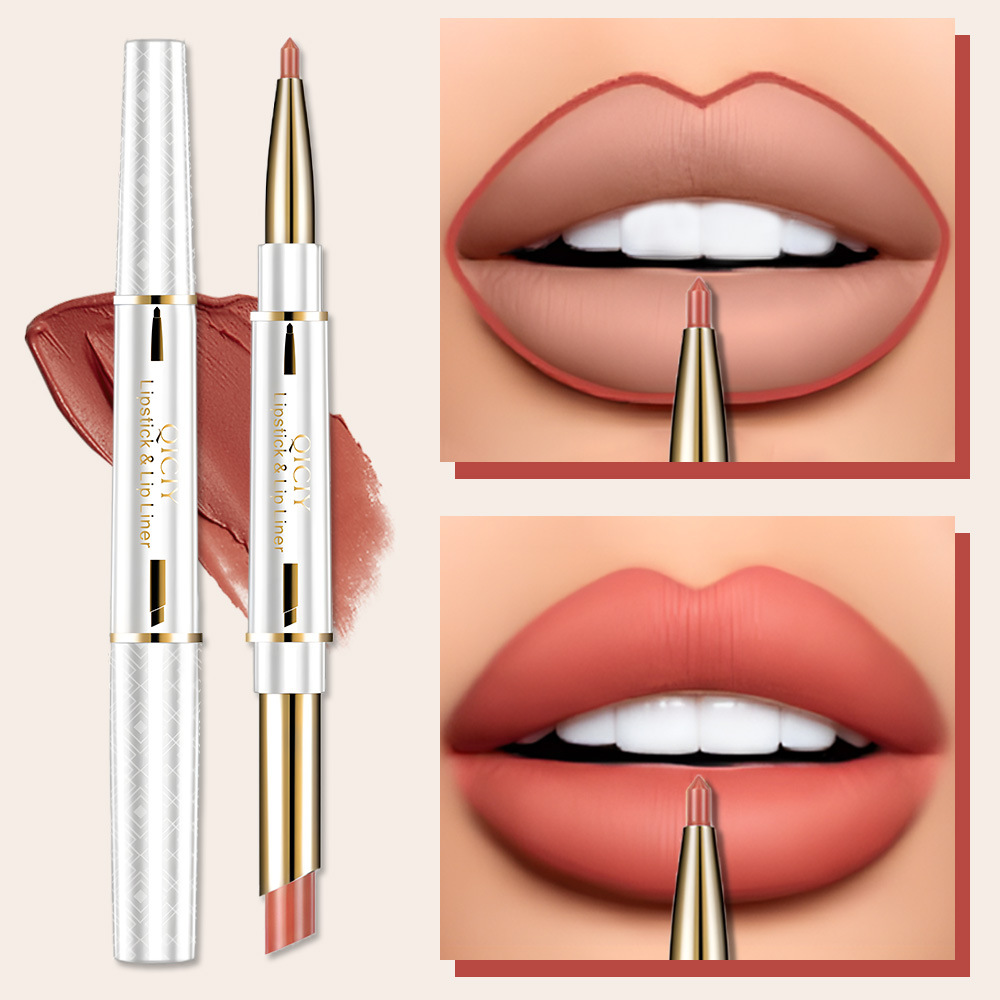 Wholesale of QICIY+ 6-color lip liner for foreign trade, which is not easy to fade and can outline the lip shape with a matte finish Application Scenario