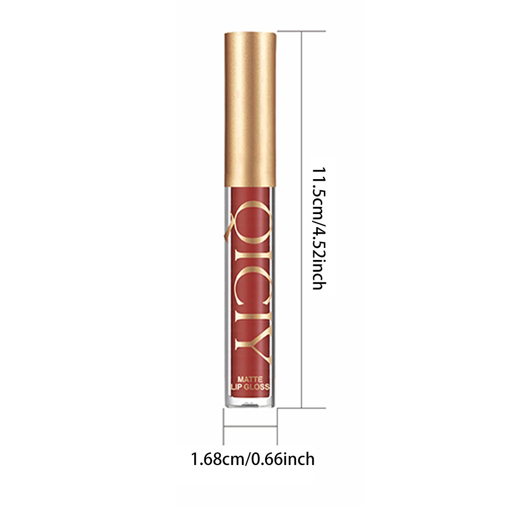 Cross-border exclusive QICIY Lip gloss set, matte, pearlescent, non-stick cup lip gloss, 11 colors of European and American best-selling lip gloss Item Picture