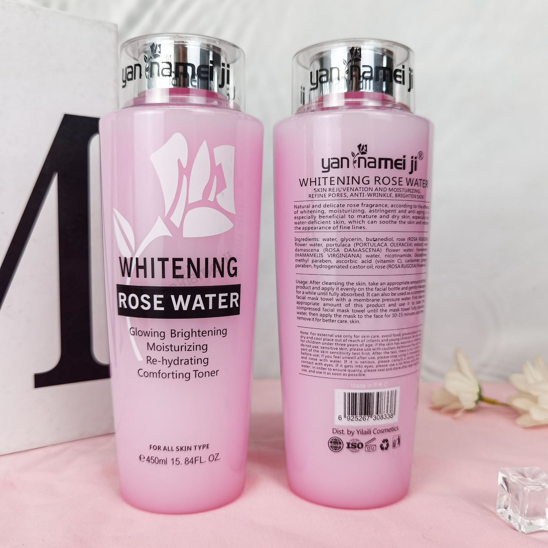 Cross-border exclusive supply of hydrating and moisturizing rose powder water, pore shrinking, oil control, repair, dryness and moisturizing water, wholesale for export Application Scenario