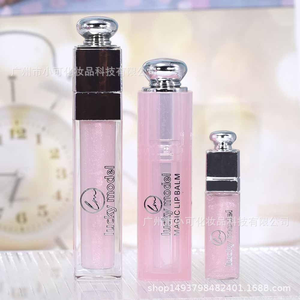 MS9035 is only for export. [lucky model] Three-in-one color-changing lipstick with Sparkling Lip gloss set New style Specification drawing