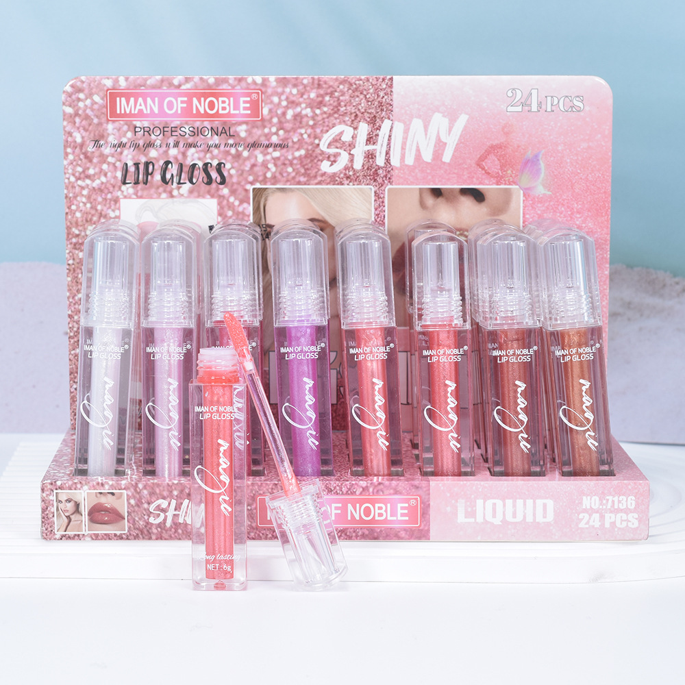 New export [IMANOFNOBLE] 7136 SHINY LIPGLOSS Lip Gloss full figure