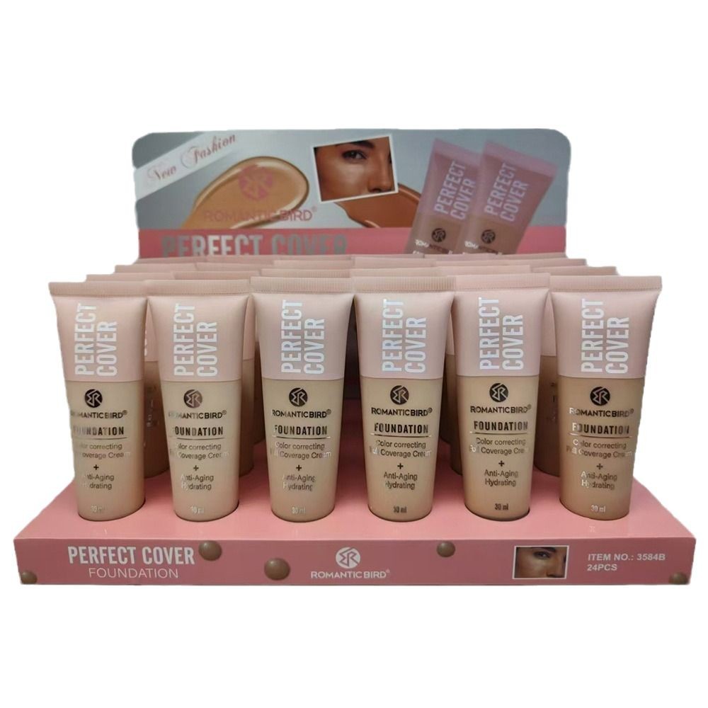 The new model is only for export. [ROMANTIC BIRD] 30ML Natural Skin tone Foundation Concealer Foundation Item Picture
