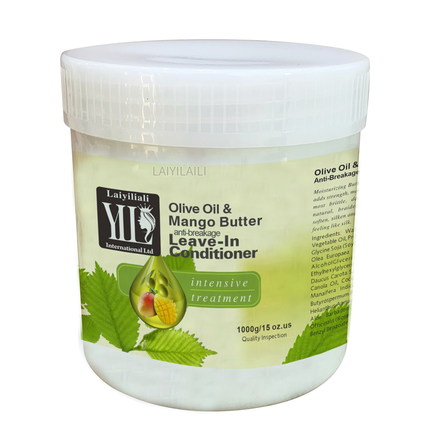 Cross-border Olive Oil & Mango Smoothing Hair Conditioner, Hair Mask Repair, Nourishing and Moisturizing Restoring Cream Wholesale for export 1000g Application Scenario