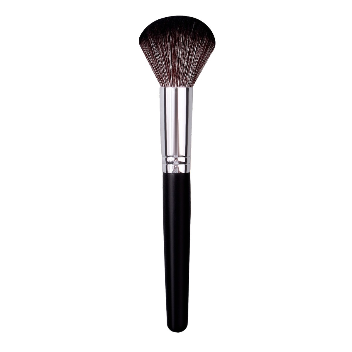Single wooden-handled loose brush portable soft-bristled makeup brush, powder and blush brush, beginner's beauty tools in stock at special price Item Picture