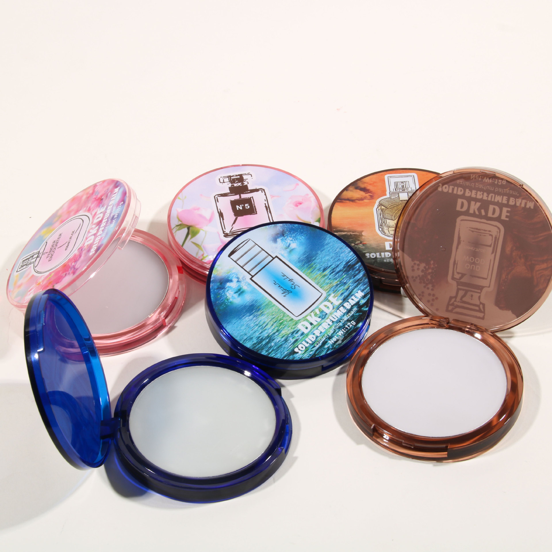 Cross-border exclusive DK'DE+6 types of fragrance body cream. The body cream has a long-lasting fragrance, is fresh and elegant, and is portable to carry around details Picture