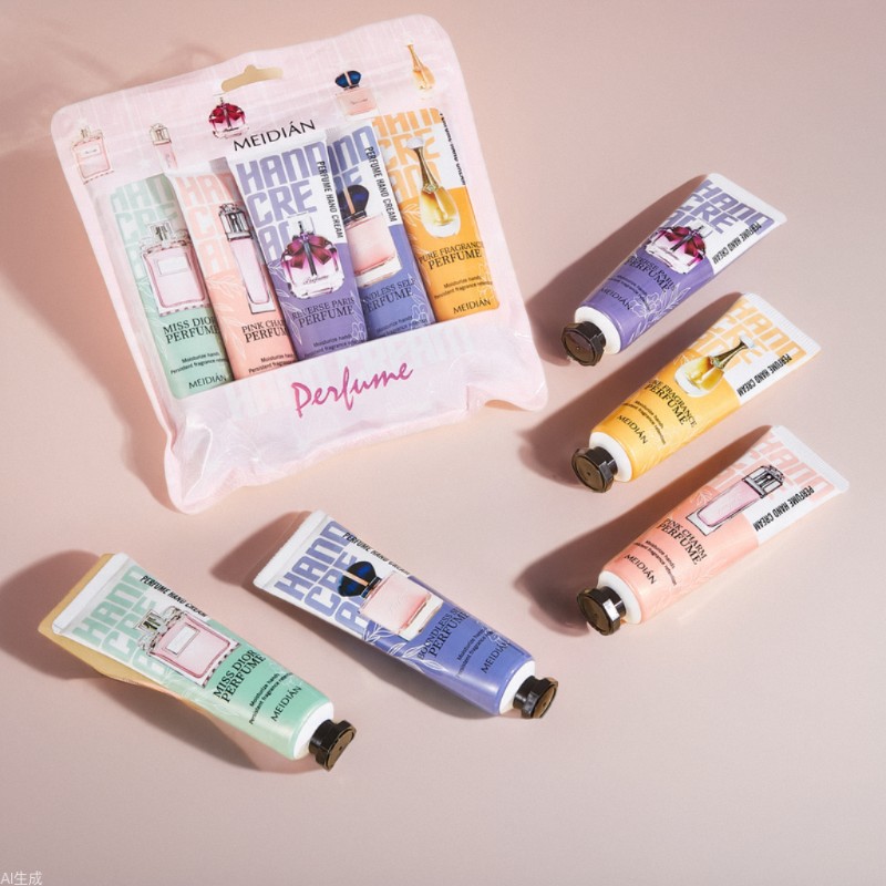 MEIDIAN Cross-border exclusive hand cream set, 5-bottle bagged hand cream wholesale, Amazon bestseller full figure