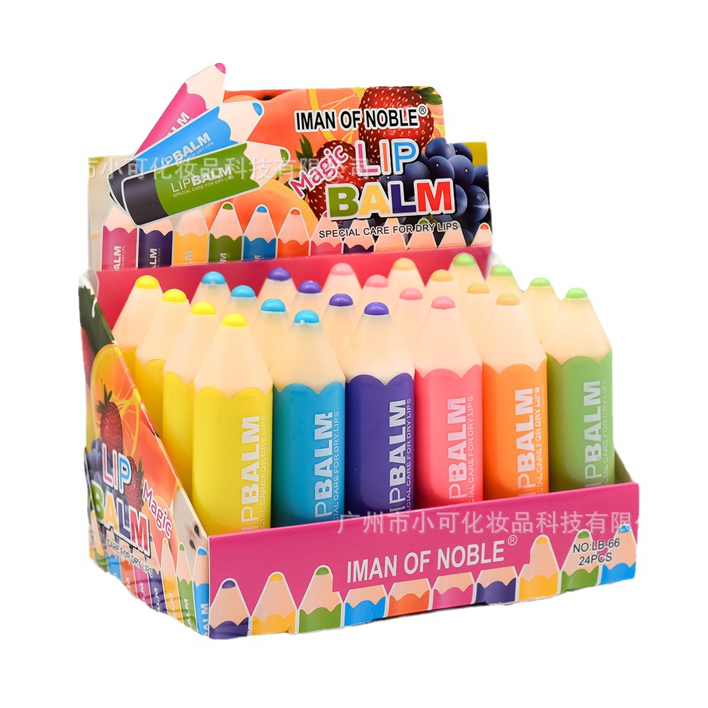 Only export [IMAN OF NOBLE] LB-66 Crayon Tube Color-changing and temperature-changing Moisturizing Lipstick New style Item Picture