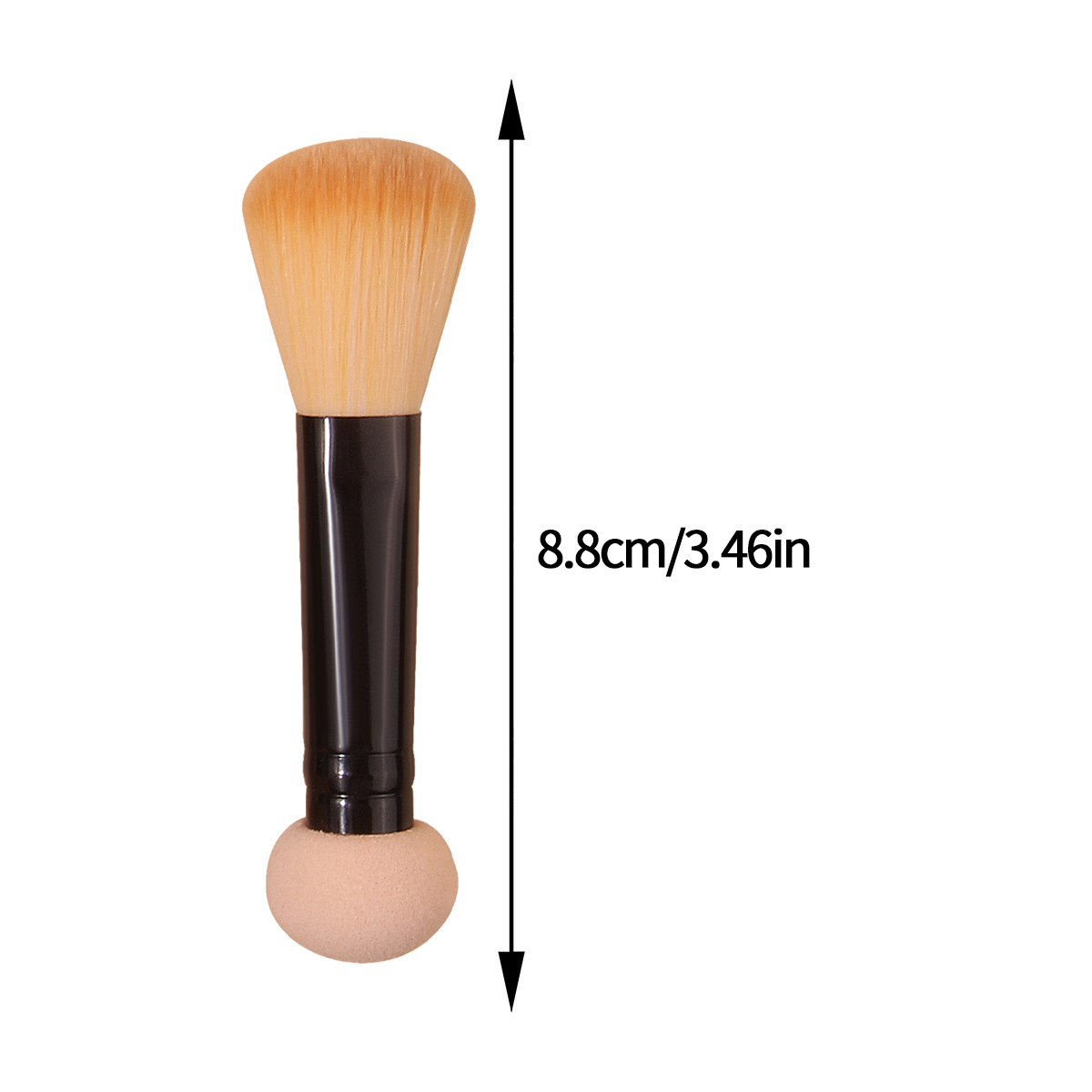 3 multi-functional dual-head makeup brushes, loose powder blush brush, soft and powder-free sponge head concealer brush, makeup tools Application Scenario
