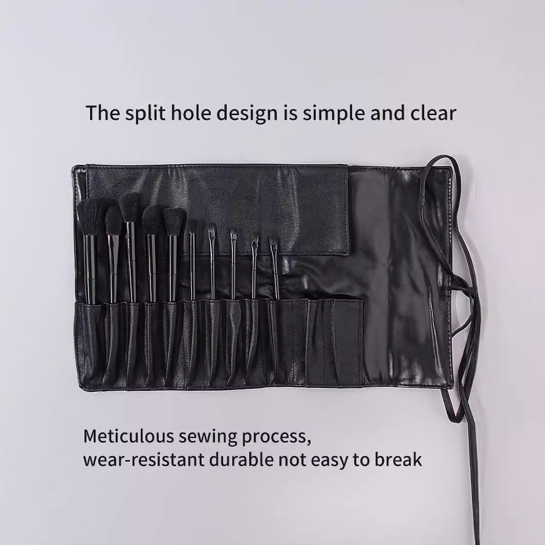Wholesale of 12-hole makeup brush bags, makeup brush storage bags, beauty tools, PU makeup storage bags and strap bags in stock Application Scenario