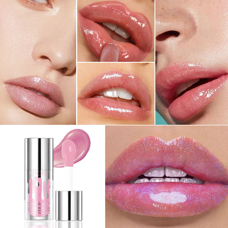 Cross-border exclusive QICIY+ 6-color pearlescent color-changing lip gloss, moisturizing and hydrating, Dodo lip plumping mirror lip gloss wholesale Application Scenario