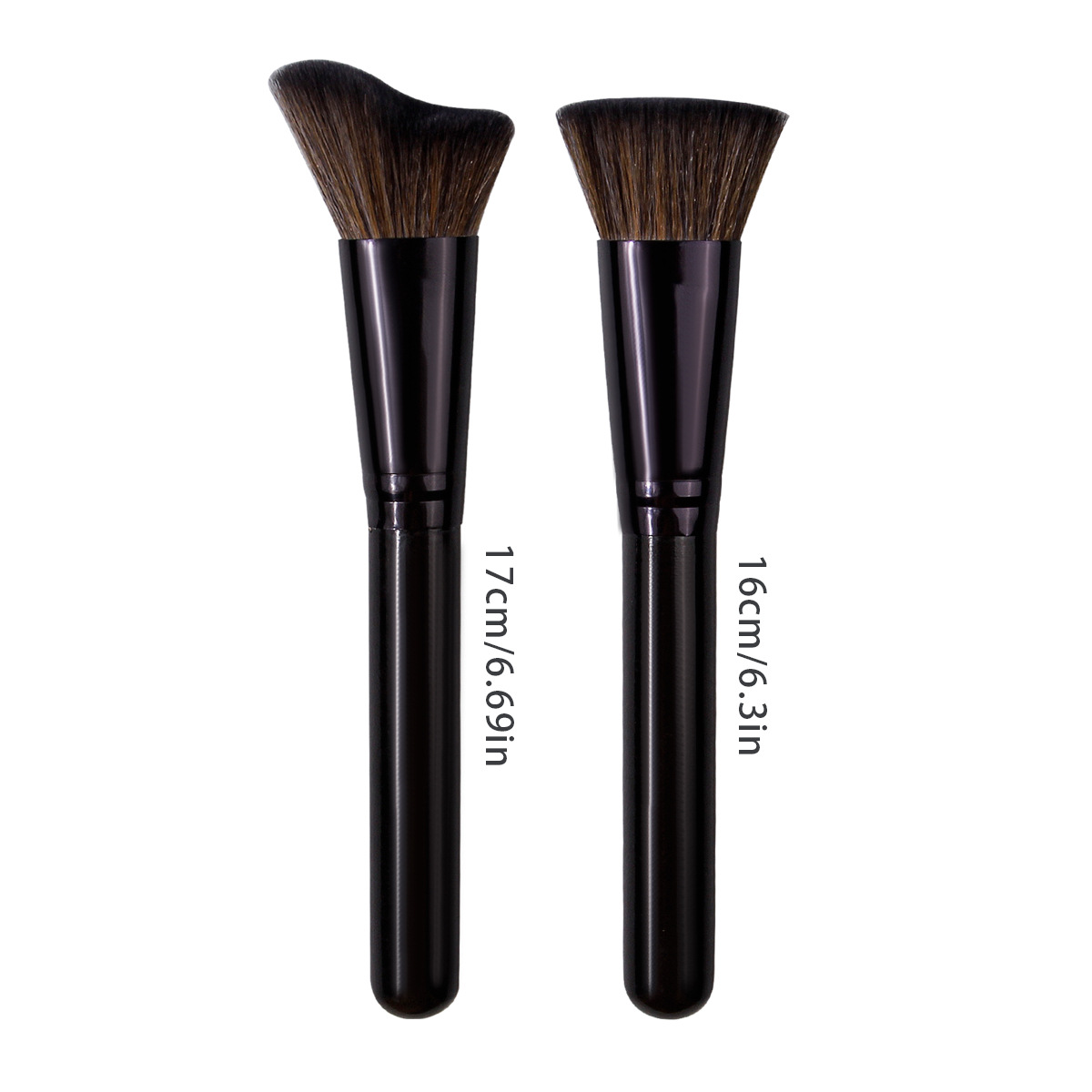 High-end wooden-handled makeup loose brush contouring brush, soft and non-shedding facial makeup setting brush, honey brush in stock Application Scenario