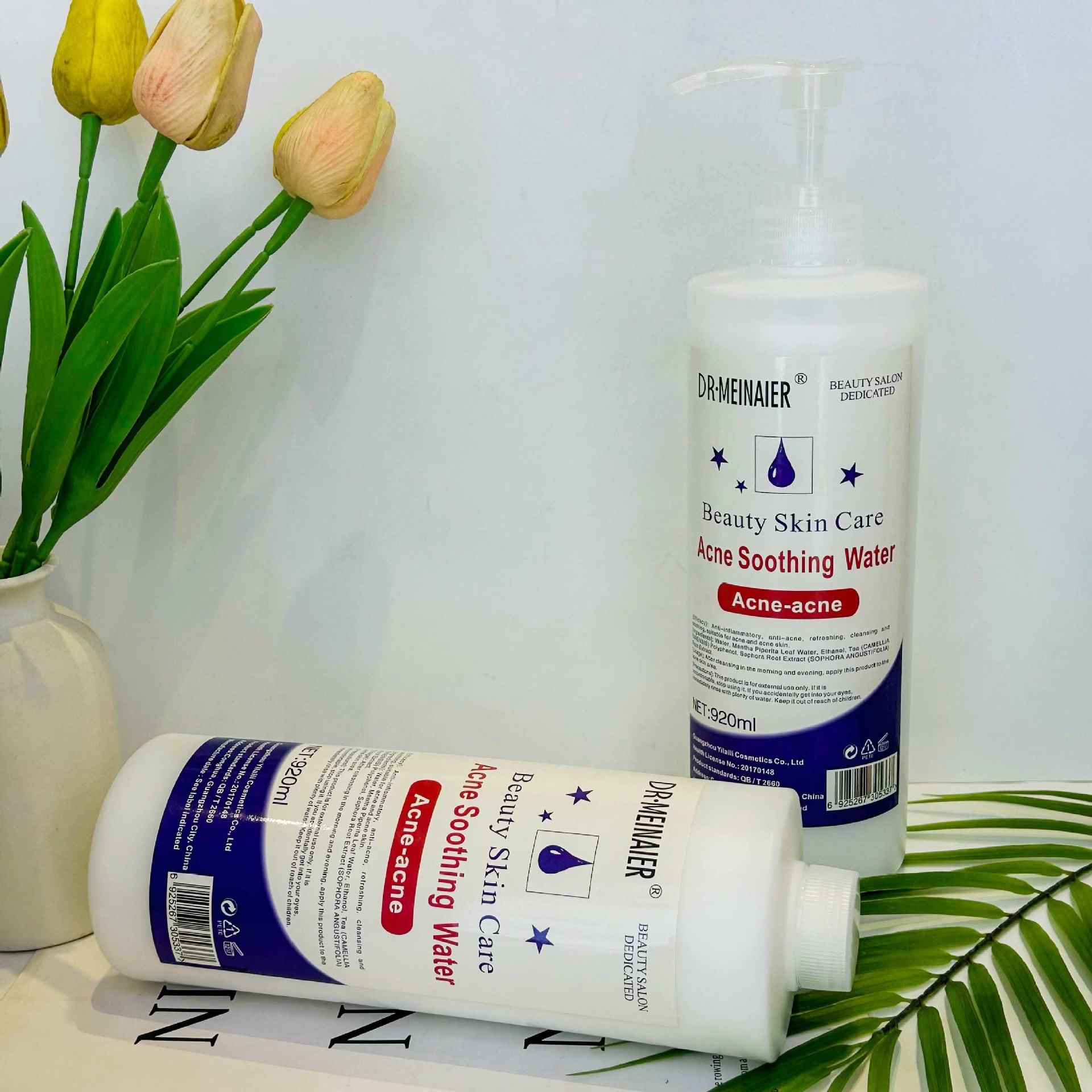 Cross-border acne-clearing, skin-purifying and conditioning water, acne-removing, water-astringent, oil-controlling, soothing and hydrating essence water, wholesale for export Application Scenario