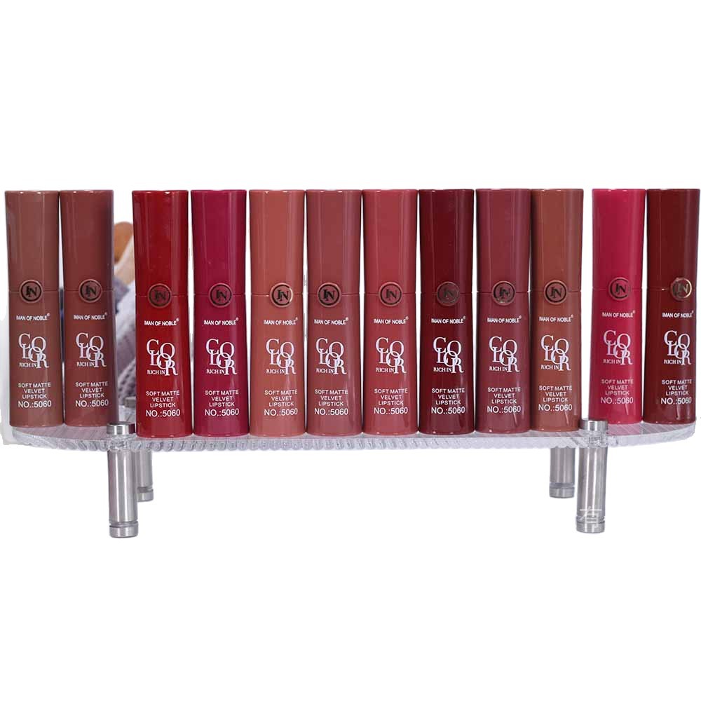 Pair with the trial size of IMAN OFNOBLE Long Tube 8562 Moisturizing MATTE Lipstick 48-piece set Item Picture