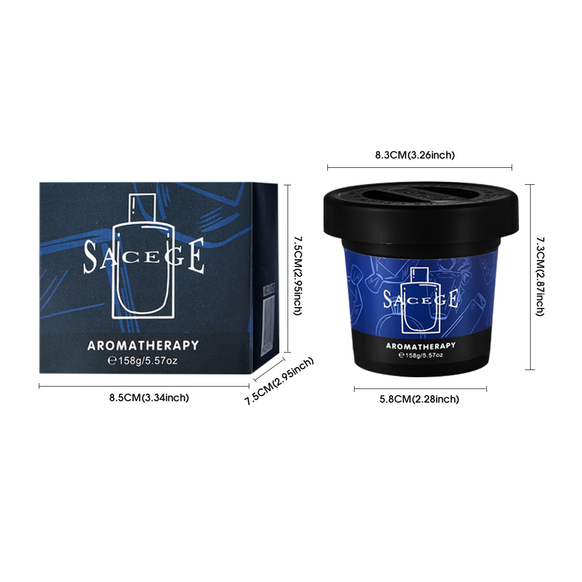 Cross-border exclusive FORMBO aromatherapy cream Amazon bestseller Perfume ornament, long-lasting fragrance, deodorizing, long-lasting light fragrance Item Picture