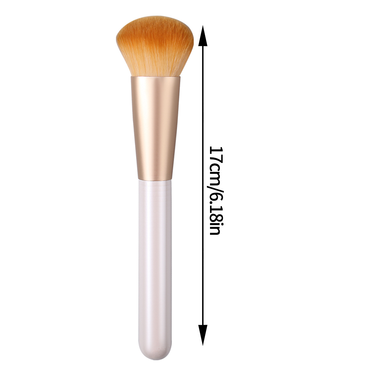 New single-stem foundation brush, portable conture makeup brush, soft-bristled blush brush, honey powder brush, in stock for wholesale of beauty tools Application Scenario