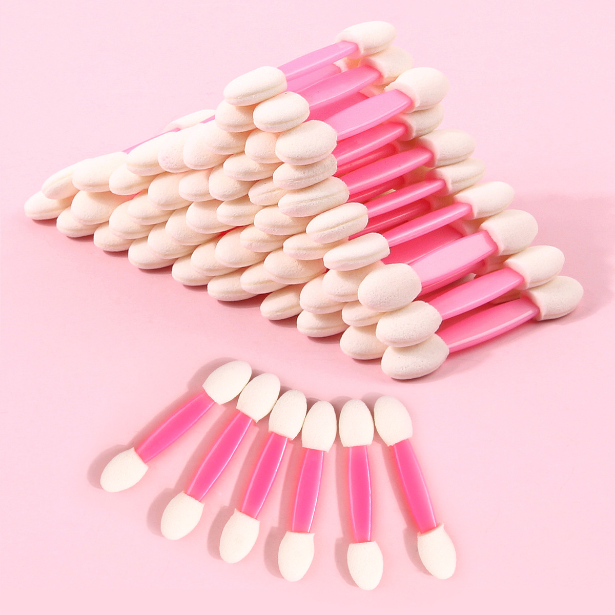 Portable disposable double-head sponge eyeshadow brush, multi-functional gift, makeup brush, smudging brush, eye brush manufacturer wholesale full figure