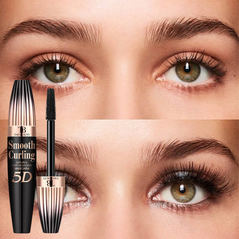TAO BEAUTY Cross-border Bestseller Mascara: Natural, Slender, Quick-drying, Waterproof, Long-lasting Styling 5D Mascara wholesale Application Scenario