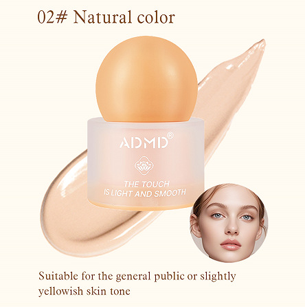 Wholesale factory direct sales of ADMD Small Round Cap Penetrating Soft Skin Light and Long-lasting Foundation, MSDS/FDA Application Scenario