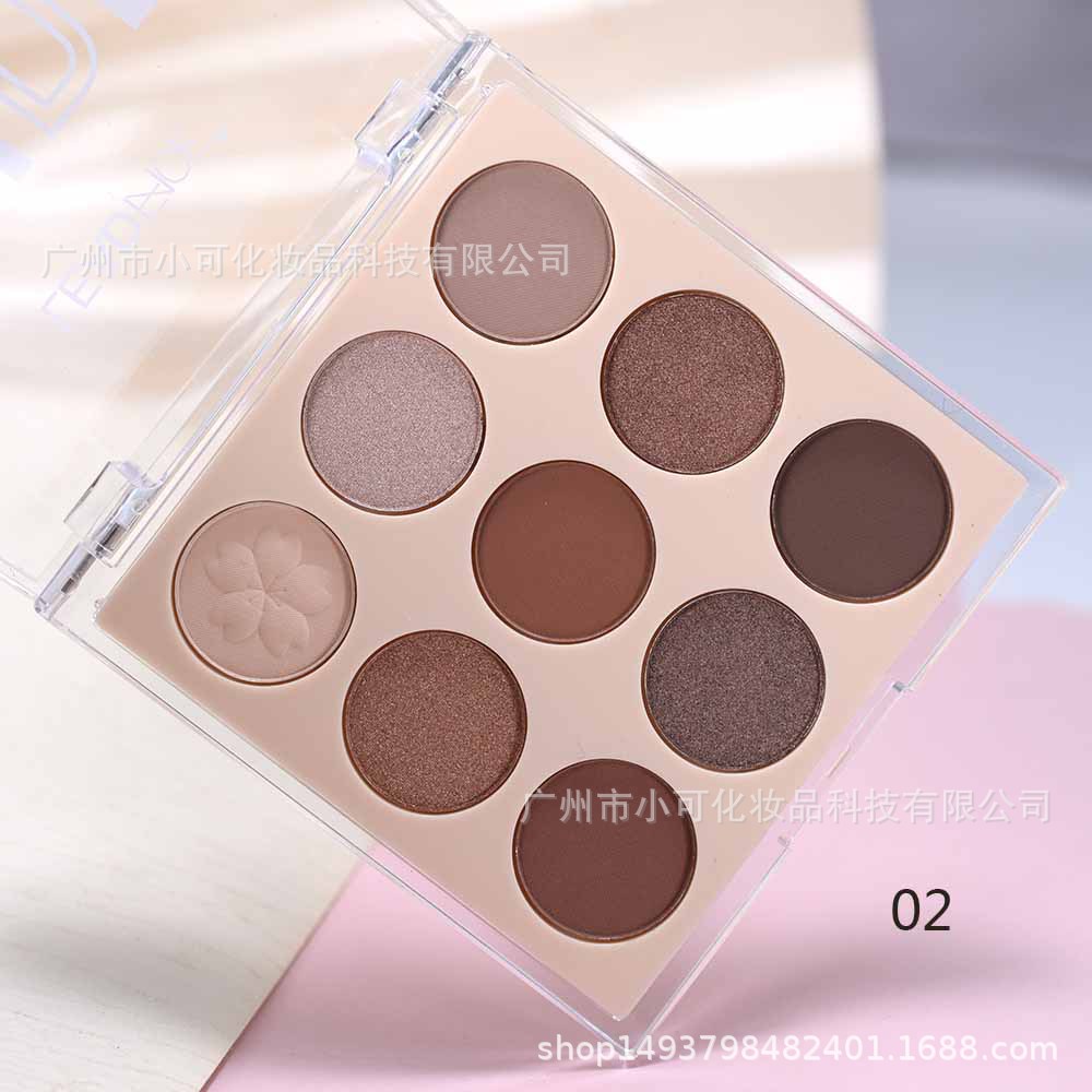 FA005 Pearlescent matte LEADFACE New 2025 nine-color EYESHADOW is only for export and foreign trade Application Scenario