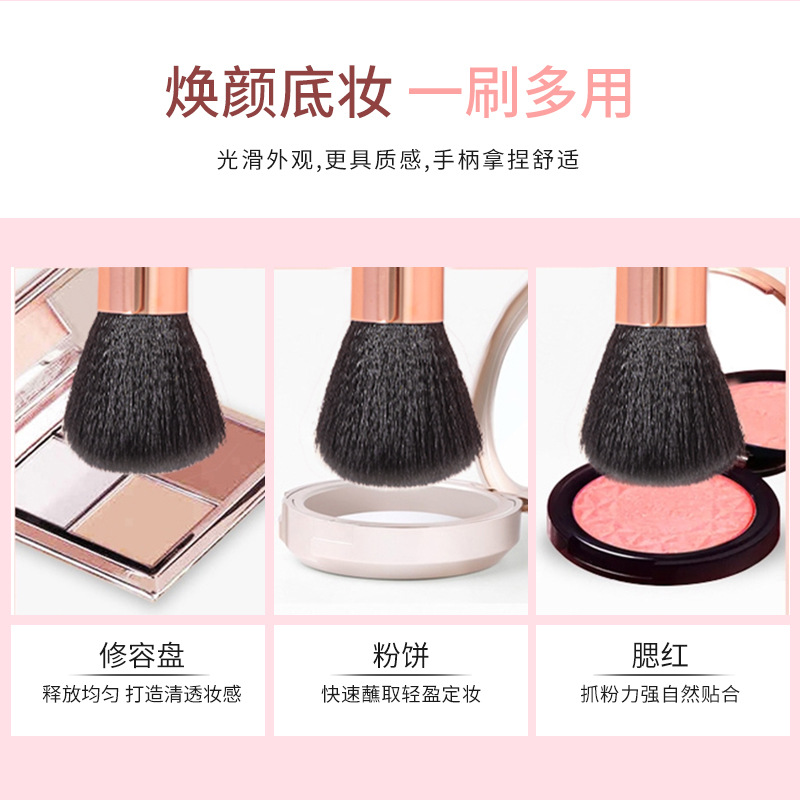 Single loose brush long-haired makeup tool, setting honey brush, beginner's event gift, wholesale beauty tools Application Scenario
