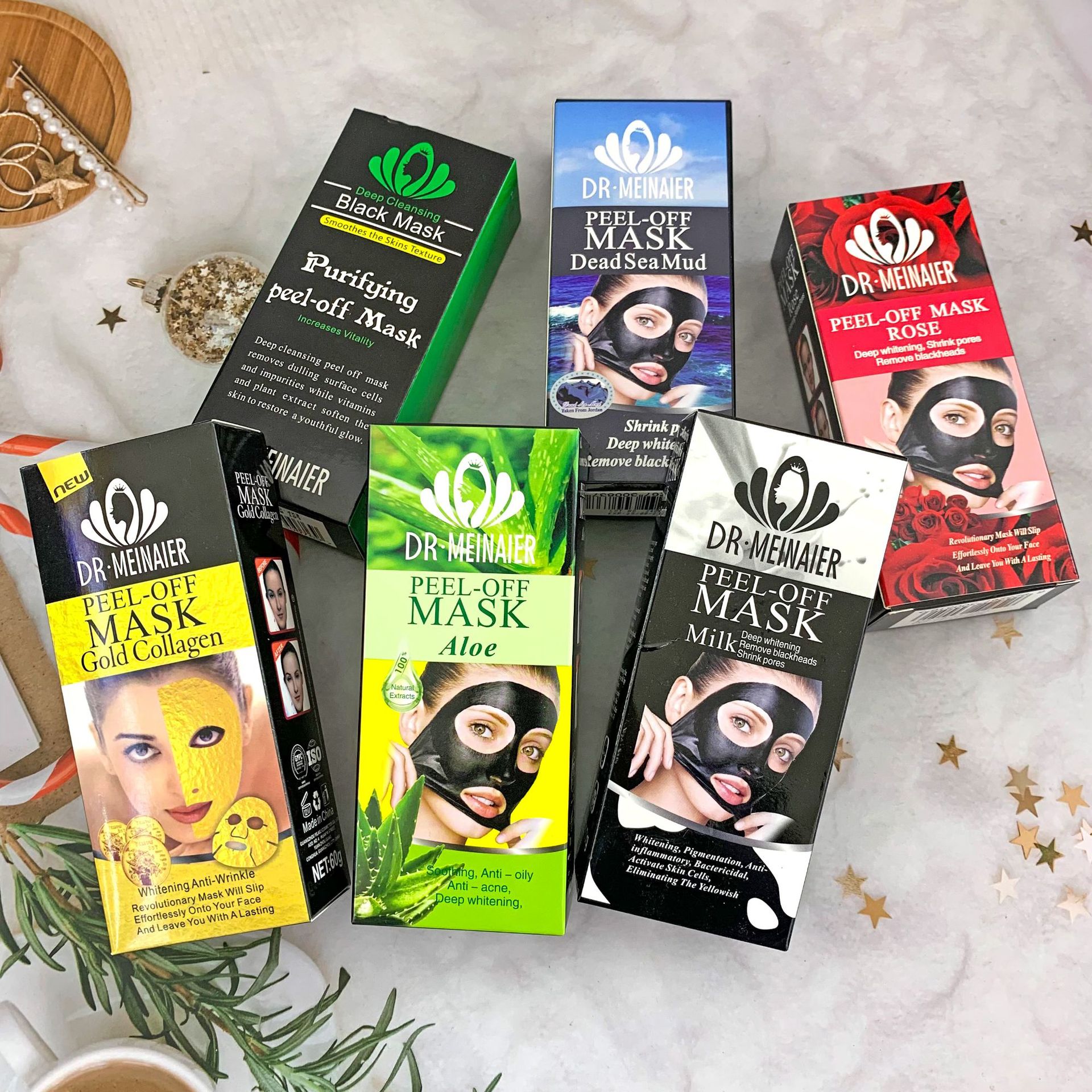 Cross-border black mask Blackhead Removal peel-off Mask, Nasal Cleansing Mask, and Golden Mask for Acne wholesale, 60g full figure
