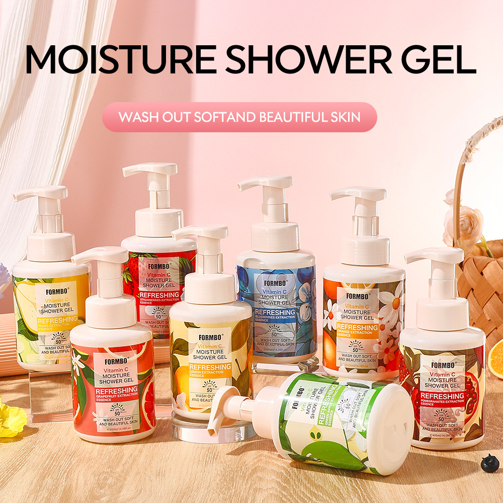 【 Exclusive for Foreign Trade 】FORMBO Vitamin C Body Wash Moisturizes, soothes and rejuvenates the skin, gently cleanses and exfoliates details Picture