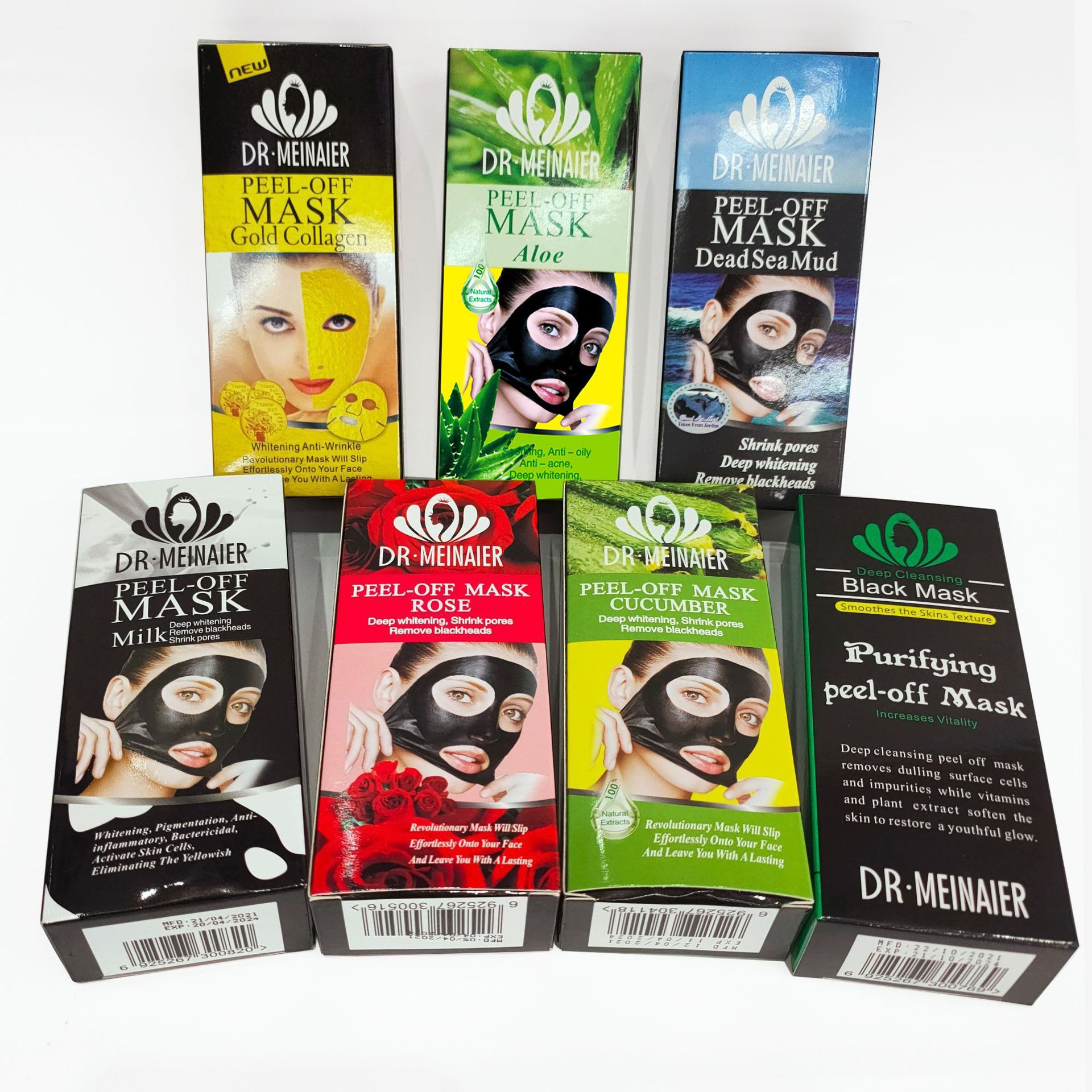 Cross-border deep-sea mud peel-off mask for Blackhead removal, nasal cleansing, acne, Gold Mask for export wholesale 60g details Picture