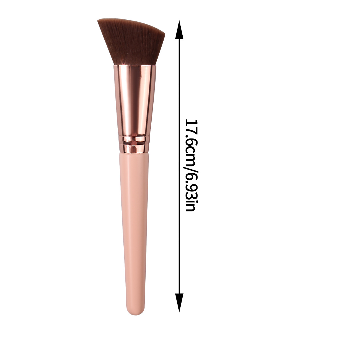Multi-functional wooden handle blush brush, angled contouring brush, shadow contour brush, facial makeup brush, portable makeup tool Application Scenario
