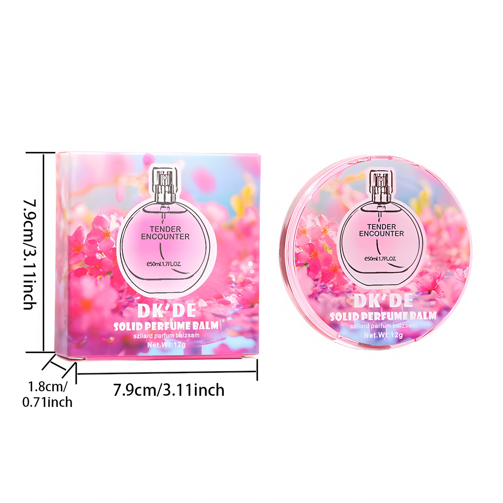 Cross-border exclusive DK'DE+6 types of fragrance body cream. The body cream has a long-lasting fragrance, is fresh and elegant, and is portable to carry around Item Picture